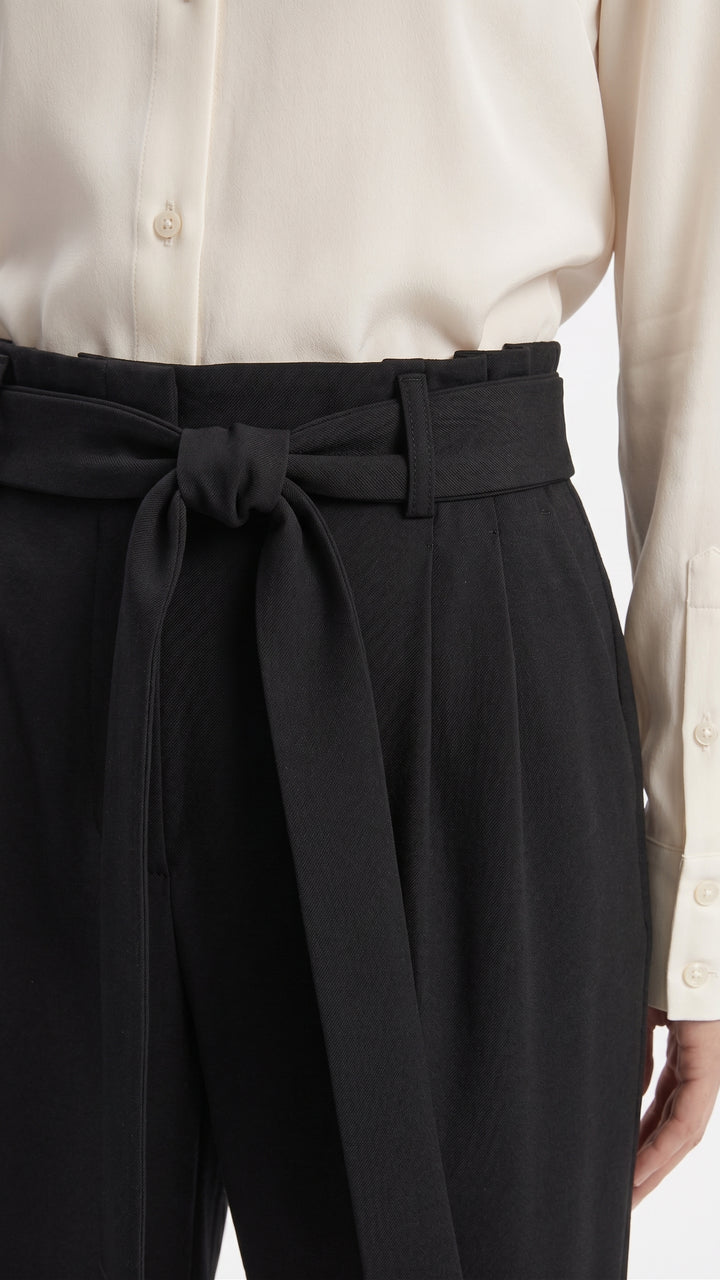 NOA Paperbag Pants – Black
