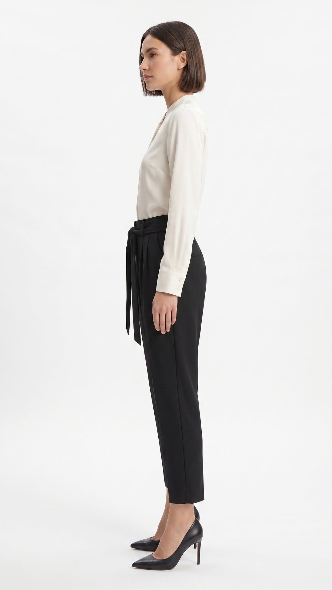 NOA Paperbag Pants – Black