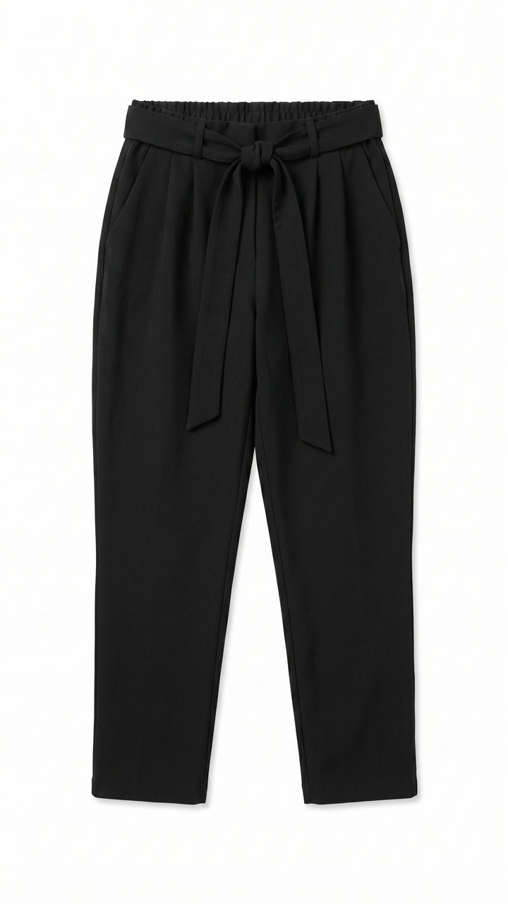 NOA Paperbag Pants – Black